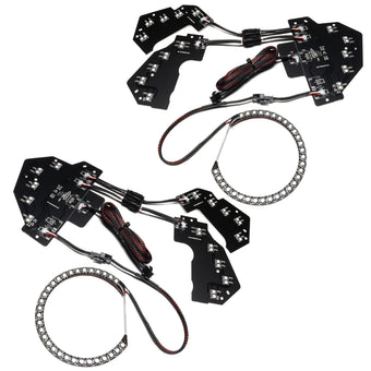 compare product Oracle 18-21 Ford Mustang Dynamic DRL w/ Halo Kit & Sequential Turn Signal - ColorSHIFT