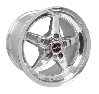 compare product Race Star 92 Drag Star 15x10.00 5x4.75bc 7.25bs Direct Drill Polished Wheel