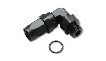 compare product Vibrant Male -16AN to -12AN ORB 90 Degree Hose End Fitting