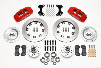compare product Wilwood Dynapro 6 Front Hub Kit 12.19in Red WWE ProSpindle