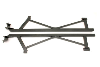compare product BMR 05-14 S197 Mustang Weld-On Boxed Subframe Connectors - Black Hammertone