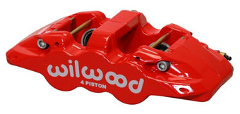 compare product Wilwood Caliper-Aero4-R/H - Red 1.88/1.62in Pistons 1.25in Disc