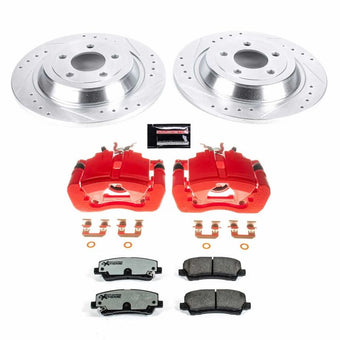 compare product Power Stop 15-19 Ford Mustang Rear Z26 Street Warrior Brake Kit w/Calipers