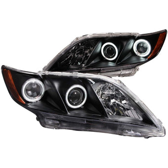 compare product ANZO 2007-2009 Toyota Camry Projector Headlights w/ Halo Black