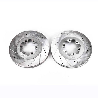 compare product Power Stop 09-12 Chevrolet Colorado Front Evolution Drilled & Slotted Rotors - Pair