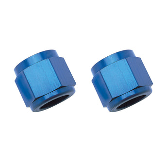 compare product Russell Performance -8 AN Tube Nuts 1/2in dia. (Blue) (2 pcs.)
