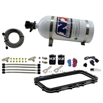 compare product Nitrous Express Holley High Ram Plenum Nitrous Plate Kit w/10lb Bottle
