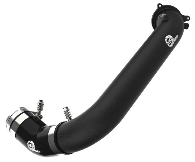 aFe BladeRunner Black 2 - 3/4in Aluminum Charge Pipe 2021 Toyota Supra GR (A90) I4 - 2.0L (t) B48 - My Store