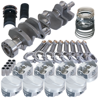 compare product Eagle Chevy 454 1Pc 4.000in Crank 6.135in I-Beam Rod Closed Chamber 4.350in Piston Rotating Assembly