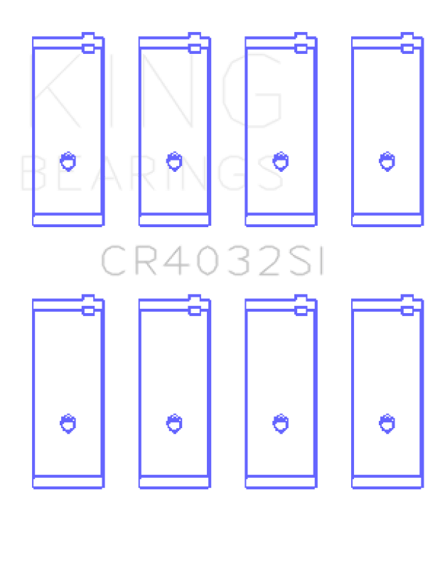 King Toyota SOHC 8V/16V / 4AGE/4AGEC/4AGELC DOHC 16V Silicon Bi - Metal Alum Rod Bearing Set - My Store