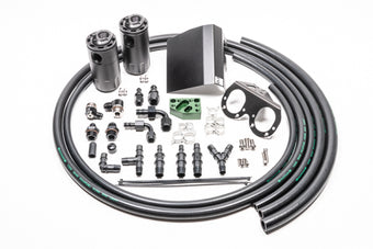 compare product Radium 02-21 Subaru EJ-Series Fluid Lock Turbo Dual Catch Can Kit