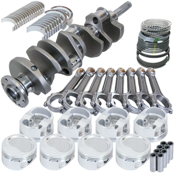compare product Eagle Ford FE 4.250in Crank 6.700in I-Beam Rods -21cc Inv Dome 4.160in Pistons Rotating Assembly