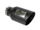 aFe Power Universal 5in Inlet 8in Outlet MACH Force - XP Clamp - On Exhaust Tip - Black - My Store
