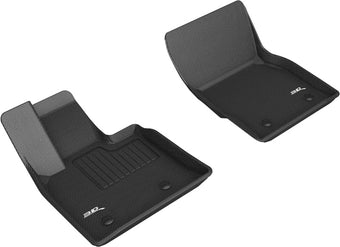 compare product 3D MAXpider 18-21 Alfa Romeo Stelvio / Stelvio Quadrifoglio Kagu 1st Row Floormats - Black