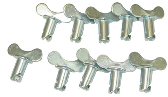 compare product Moroso Quick Fastener - Butterfly Head - 5/16in x .500in - Steel - 10 Pack