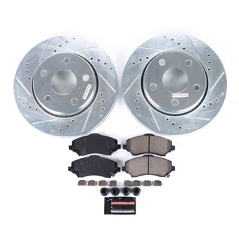 compare product Power Stop 07-17 Jeep Wrangler Front Z23 Evolution Sport Brake Kit