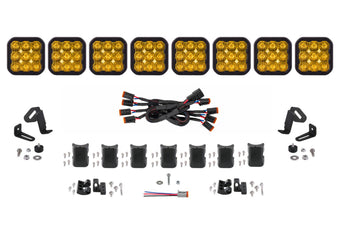 compare product Diode Dynamics SS5 Sport Universal CrossLink 8-Pod Lightbar - Yellow Driving