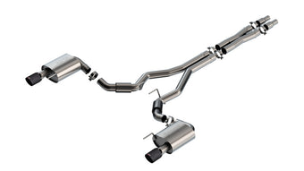 compare product Borla 2024 Ford Mustang GT 5.0L V8 w/o Active Exhaust S-Type Cat-Back Exhaust System - Carbon Fiber