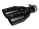 aFe MACH Force - Xp 409 Stainless Steel Clamp - on Exhaust Tip 2.5in Inlet 3.5in Outlet - Black - My Store