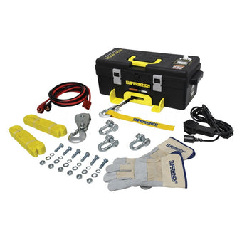 compare product Superwinch 4000 LBS 12V DC 3/16in x 50ft Synthetic Rope Winch2Go