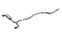 Borla 20 - 25 Toyota GR Supra ATAK Cat - Back Exhaust System w/ Black Chrome Tips - My Store