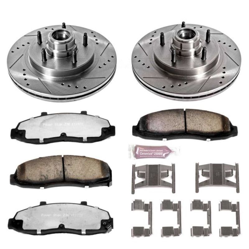 Power Stop 97 - 00 Ford F - 150 Front Z36 Truck & Tow Brake Kit - My Store