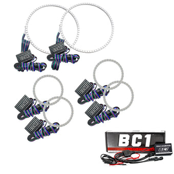 compare product Oracle Nissan Frontier 01-04 Halo Kit - Triple - ColorSHIFT w/ BC1 Controller