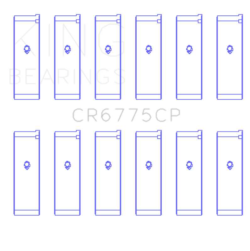 King Engine Bearings Nissan Vq35DE (Size +0.75mm) Connecting Rod Bearing Set - My Store