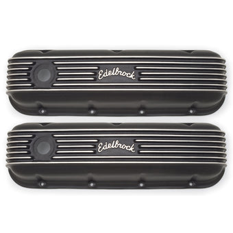 compare product Edelbrock Valve Cover Classic Series Chevrolet 1965 and Later 396-502 V8 Black