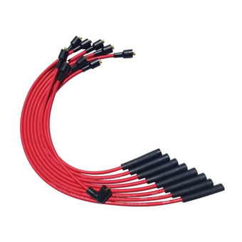 compare product Moroso SB Chrysler Mopar 273/318/340/360 Str Plug HEI Ultra Spark Plug Wire Set - Red