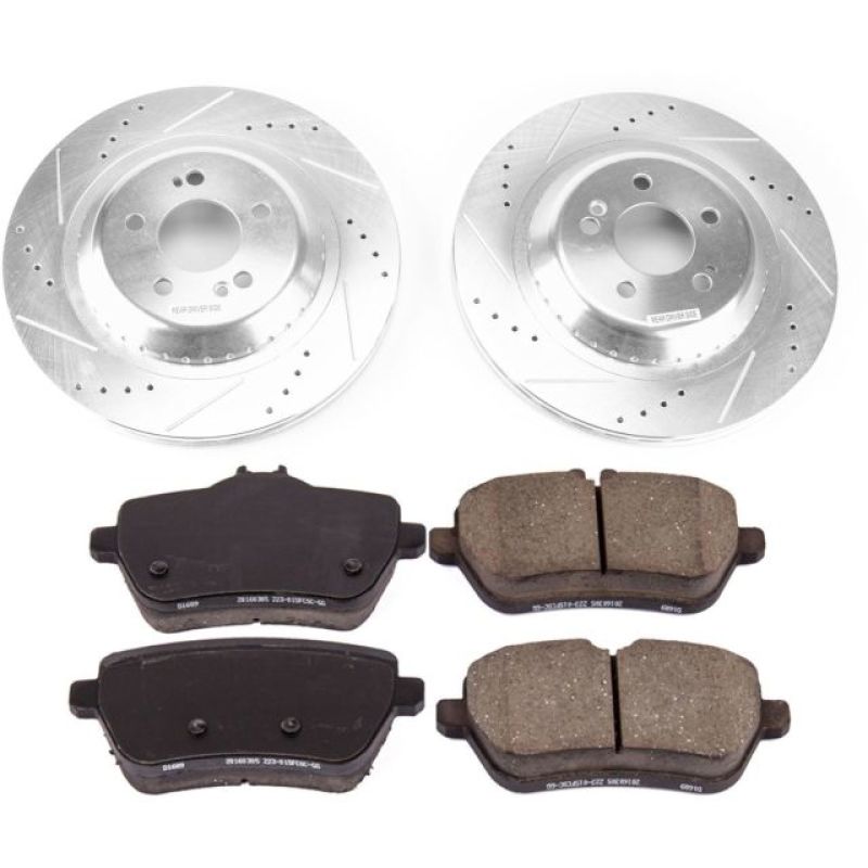 Power Stop 2018 Mercedes - Benz S450 Rear Z23 Evolution Sport Brake Kit - My Store