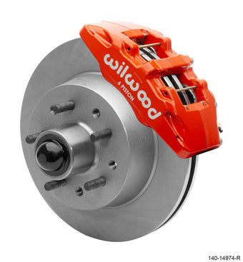 compare product Wilwood Dynapro 6 Front Hub Kit 11.86in 51-59 Chevrolet 1500 1/2 Ton - Red