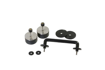 compare product Kentrol 97-14 Jeep Wrangler TJ/JK Windshield Tie Down Kit - Powdercoat Black