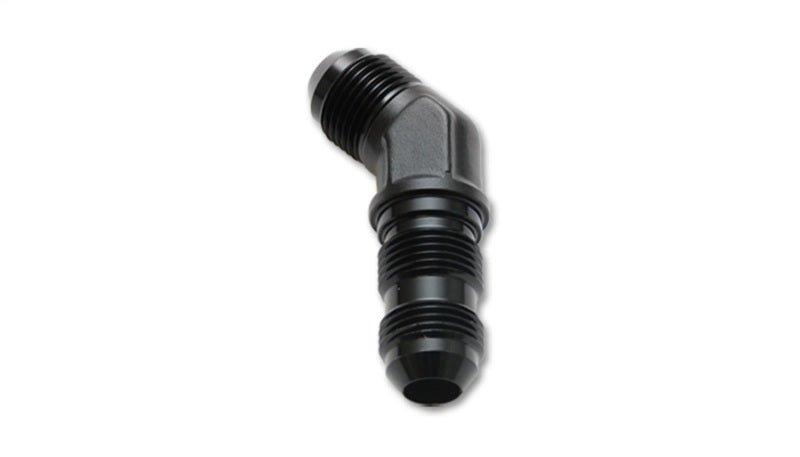 Vibrant - 3AN Bulkhead Adapter 45 Degree Elbow Fitting - Anodized Black Only - My Store