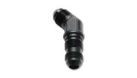 Vibrant - 3AN Bulkhead Adapter 45 Degree Elbow Fitting - Anodized Black Only - My Store