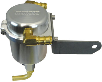 compare product Moroso 15-Up Dodge Challenger 5.7/6.4L (w/Shaker Hood) Air/Oil Separator Catch Can - Billet Aluminum