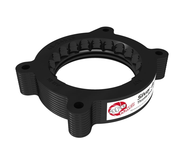 aFe 2020 Vette C8 Silver Bullet Aluminum Throttle Body Spacer / Works With aFe Intake Only - Black - My Store