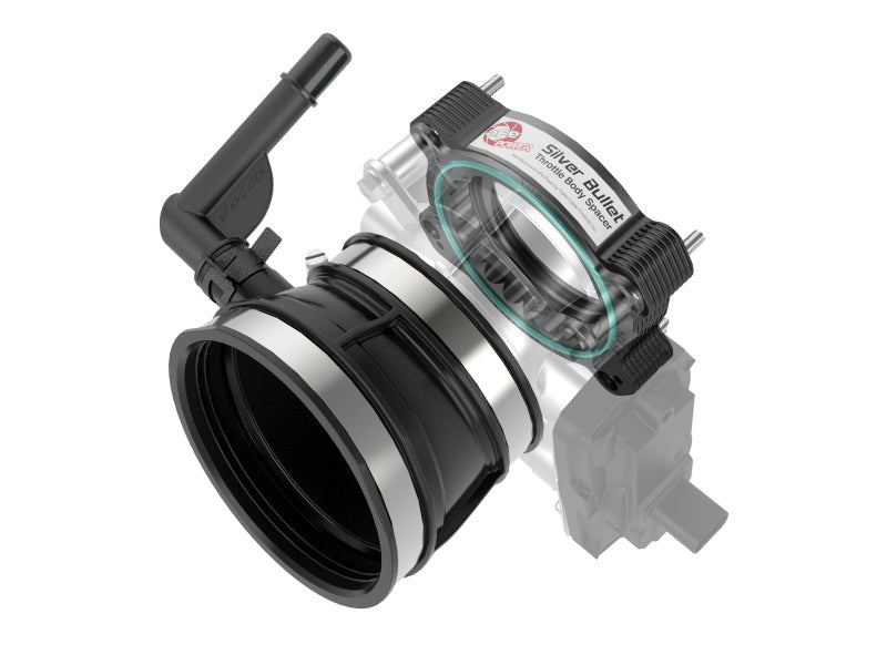 aFe 2020 Vette C8 Silver Bullet Aluminum Throttle Body Spacer / Works With Factory Intake Only - Blk - My Store