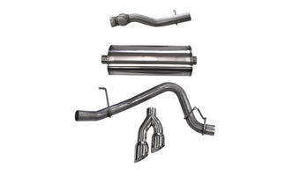 compare product Corsa 2015-2020 GMC Yukon Denali XL 6.2L V8 3in Cat-Back Single Side Exit Twin 4in Polished Tips