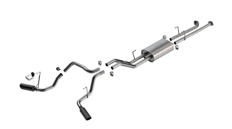 Borla 07 - 21 Toyota Tundra Cat - Back Touring SS Catback Exhaust w/ Black Chrome Tips - My Store