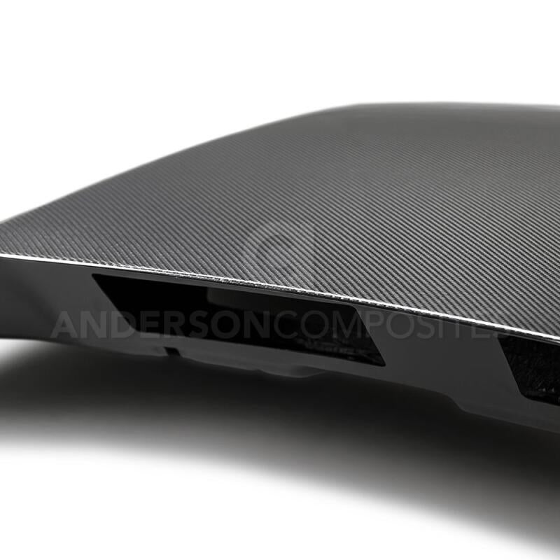 Anderson Composites 2018 Ford Mustang Double Sided Type - CJ 4in Carbon Fiber Cowl Hood - My Store