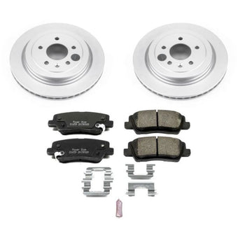 compare product Power Stop 13-15 Cadillac ATS Rear Z17 Evolution Geomet Coated Brake Kit