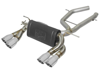 compare product aFe MACH Force-Xp 2-1/2in SS Axle Back Exhaust w/Polished Tips 15+ BMW M3/M4 (F80/F82) L6 3.0L (tt)