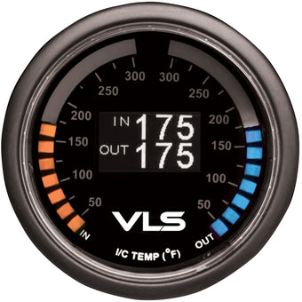 compare product Revel VLS 52mm 50-300 Deg F Dual Intercooler Temperature Gauge