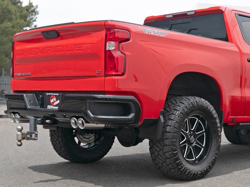 aFe Vulcan Series 3in 304SS Exhaust Cat - Back Exh w/ Pol Tips 2019 GM Silverado / Sierra 1500 V8 - 5.3L - My Store