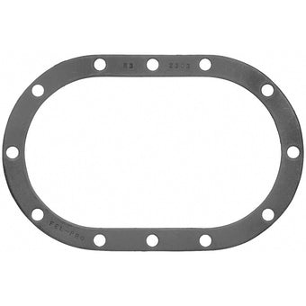 compare product Fel-Pro 2303 Axle Housing Cover Gasket Oval Shaped 12 Bolt Hole Gasket