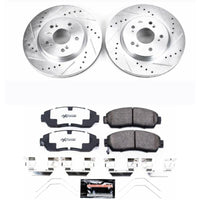 Power Stop 12 - 15 Honda Crosstour Front Z26 Street Warrior Brake Kit - My Store