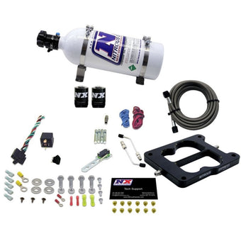 compare product Nitrous Express Q-Jet/Holley Spread Bore Nitrous Kit (50-300HP) w/5lb Bottle