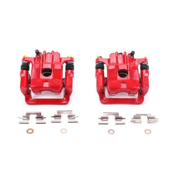compare product Power Stop 01-06 Acura MDX Rear Red Calipers w/Brackets - Pair