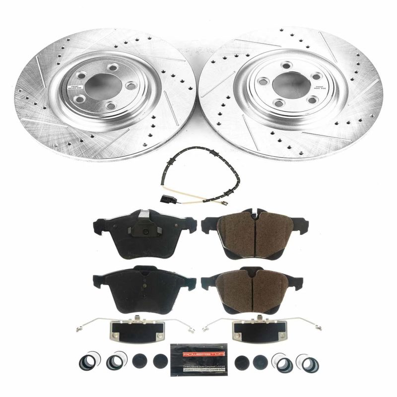 Power Stop 18 - 19 Jaguar F - Type Front Z23 Evolution Sport Brake Kit - My Store